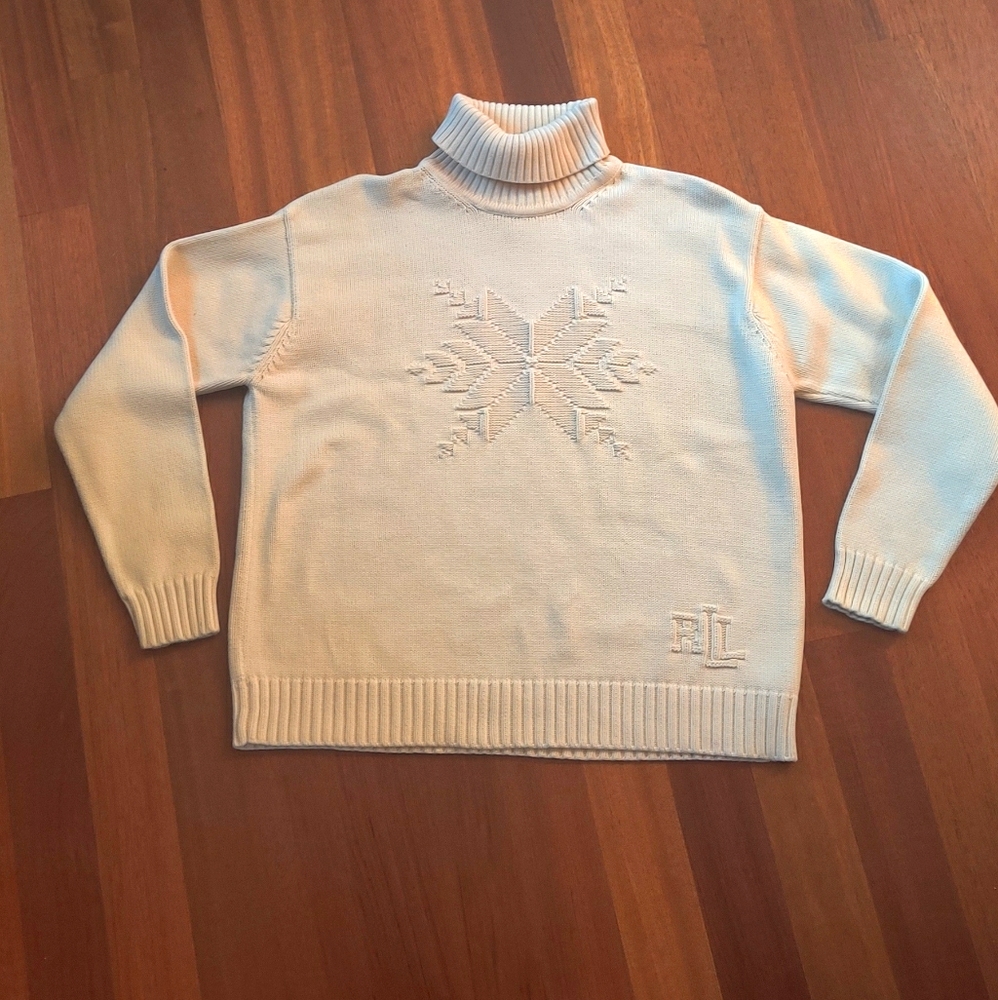Ralph Lauren Snowflake Christmas Sweater